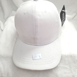 All White Baseball Cap